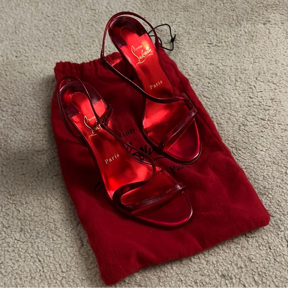 Christian Louboutin's Rosalie Red Heels